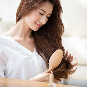 Wig Brush for Synthetic Wigs, Detangling Wigs Professional Wood Handle Hair Comb Wig Brush Set,WB-1 Middle - wigs