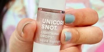 Unicorn Snot Lightning Drops - Liquid Highlighter & Bronzer Contour Makeup - Face, Eyeshadow, Body Shimmer & Glitter - Vegan & Cruelty Free (GODDESS) - Unicorn Snot Lightning Drops