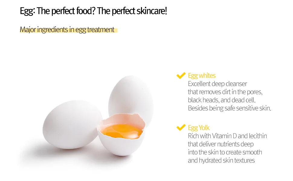 [Too Cool for School] Egg Mask Set - Cica/Hydration/Firming/Pore Tightening/Deep Moisture (5 Sheets) Egg Cream Mask - Hydration - Too Cool for School Egg Cream Mask Set Pore Tightening 5