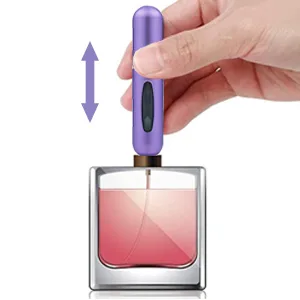 WAEKIYTL Mini Refillable Perfume Atomizer Bottle, Portable Perfume Spray Bottle Atomizer Perfume Bottles 5ml Travel Size Refill Pump Case (2pcs) - Step 3