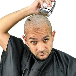 Hatteker Bald Head Shaver Foil Shaver Barber Clipper 0mm Cordless Electric Razor Electric Shaver Rechargeable (Silver) - Bald Head Shaver