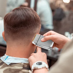 Hatteker Bald Head Shaver Foil Shaver Barber Clipper 0mm Cordless Electric Razor Electric Shaver Rechargeable (Silver) - head fading