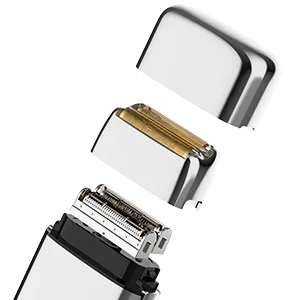 Hatteker Bald Head Shaver Foil Shaver Barber Clipper 0mm Cordless Electric Razor Electric Shaver Rechargeable (Silver) - product information 6