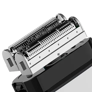 Hatteker Bald Head Shaver Foil Shaver Barber Clipper 0mm Cordless Electric Razor Electric Shaver Rechargeable (Silver) - Reciprocating cutter