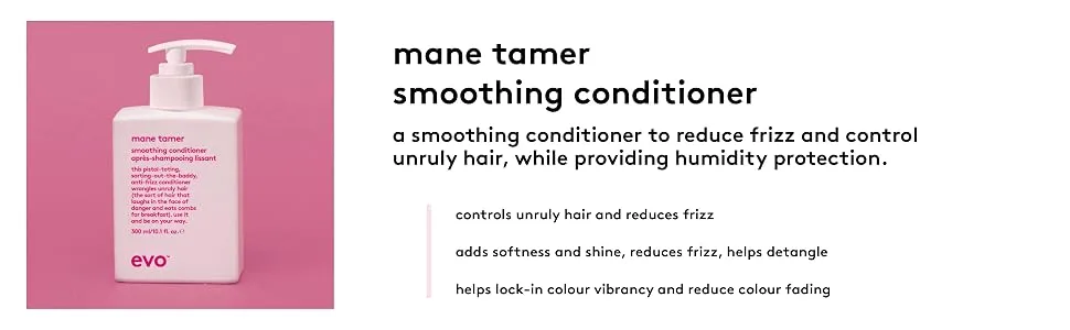 EVO Mane Tamer Smoothing Conditioner 10.1 Fl Oz New - conditoiner