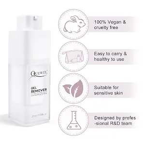 Eyelash Extension Remover 20ml QUEWEL Eyeash Remover For Lash Extensions Professional Eyelash Glue Remover Dissolves Eyelash Extension Glue Low Irritation Lash Remover Cream For Sensitive Skin(20ml) - QUEWEL Lash Remover