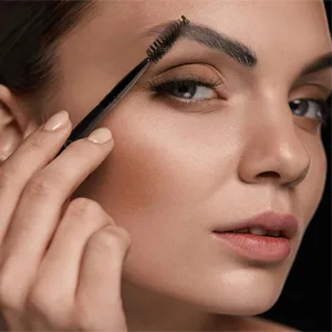 AMIIR Eyebrow Gel Mascara Eye Brow Fill In Sparse Volumizing Enhance Brush Tamp Tinted Coloring Waterproof Long-Lasting, Espresso - step 2