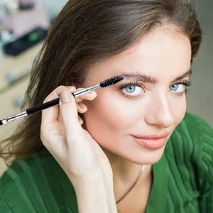Eyebrow Brush and Comb,3 Pcs Angled EyeBrow Brush with Eyebrow Spoolie,Professional Spoolie Brush,Firm Thin Eyebrow Eyelash Makeup Grooming Tool White - Eyebrow Brush and Comb