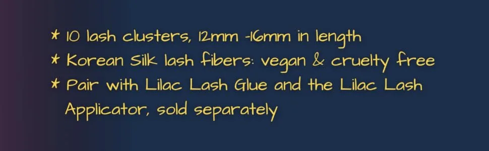 Lilac St. Feather - A fluttery, bold volume lash with structured flare. (10mm) - Feather