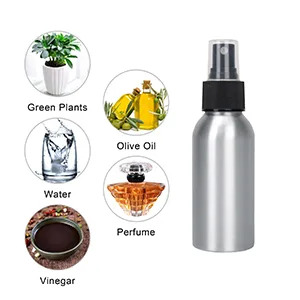 Uheng 10 Pack 1oz Aluminium Fine Mist Spray Bottles, Refillable Perfume Atomizer Empty Beauty Metal Sprayer Essential Oil Cosmetic Travel Container 1oz(30ML)-10Pack|black - product information 3