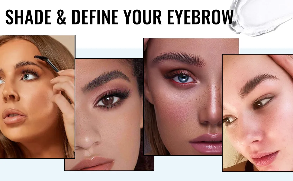 Eyebrow Soap Eyebrow Wax Kit - Clear Brow Styling Wax for Fluffy Brows, Waterproof Eye Brow Gel, Brow Soap, Long Lasting Eyebrow Makeup for Lamination Effect (1pcs) Set A - waterproof eyebrow gel