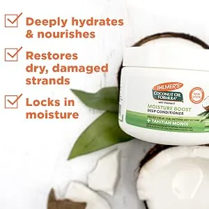 Palmer's Coconut Oil Formula Moisture Boost Deep Hair Conditioner, 12 Fl Oz - Palmer