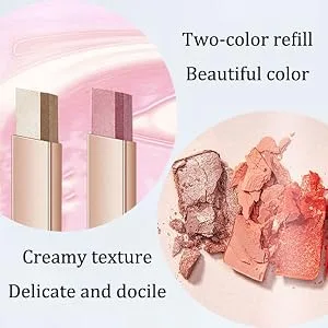 12 Colors Glitter Eyeshadow Stick,Double Colors Shimmer Eye Shadow Stick Gradient Eye Makeup - product information 5