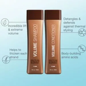 Brazilian Blowout Anti Aging Shampoo/Conditioner 2 Pack - Volume