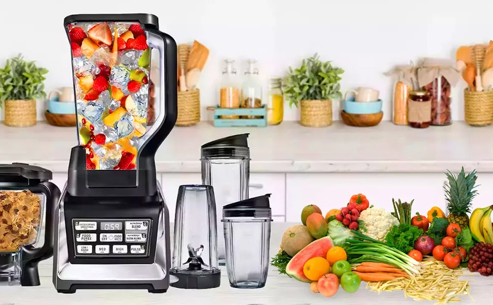 Blender Cups for Ninja Blender, 16OZ Cup with Sip Lids Compatible with Nutri Ninja Auto IQ Series Blenders - product information 2