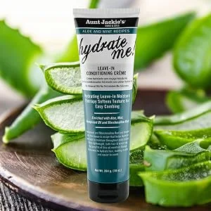 Aunt Jackie's Aloe & Mint Recipes Flawless Pattern Perfecting Pudding Enhanced with Manuka Honey for Long Lasting Curls & Coils, 10 oz - Hydrate Me