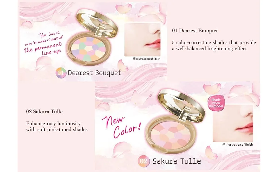 CANMAKE Marshmallow Finish Powder~Abloom ~ 02 Sakura Tulle - CANMAKE Marshmallow finish powder Abloom