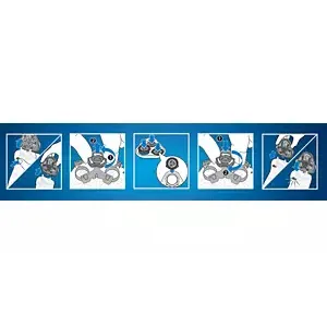 HQ8 Replacement Heads for Philips Norelco Shavers, Razor Blades Suitable for Norelco Aquatec Heads, OEM HQ8 Heads (3-Pack) - for Philips Norelco Series HQ8 Replacement Heads
