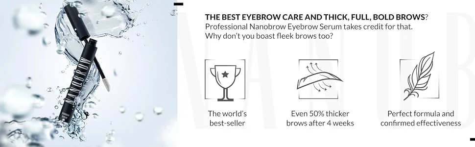 Nanobrow Eyebrow Serum – Thickening, Strengthening Night Serum 5 ml - product information 3