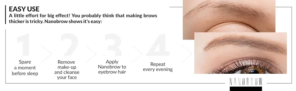 Nanobrow Eyebrow Serum – Thickening, Strengthening Night Serum 5 ml - product information 5