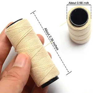 BLUPLE Professional Weaving Threads 3 Rolls for Making Wig Hand Sewing Hair Weft Hair Weave Extension DIY (Black,Beige,Brown) 3 pcs 3 Color - product information 4