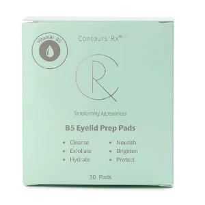 B5 Eyelid Prep Pads 30 pack - Cleanse, Exfoliate, Scrub & Hydrate to Prepare Your Eyes for LIDS BY DESIGN Correcting Strips - B5 Eyelid Prep Pads