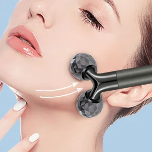2 In 1 Face Massager Kit Electric 3D Face Roller Massager T Shape Facial Massager Set Skin Massager Tool - chinmassag