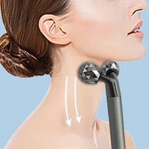 2 In 1 Face Massager Kit Electric 3D Face Roller Massager T Shape Facial Massager Set Skin Massager Tool - neckmassag