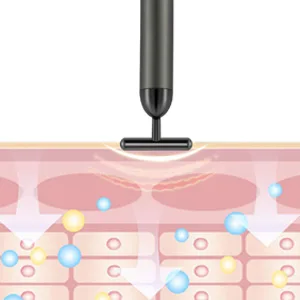2 In 1 Face Massager Kit Electric 3D Face Roller Massager T Shape Facial Massager Set Skin Massager Tool - T shape beauty bar