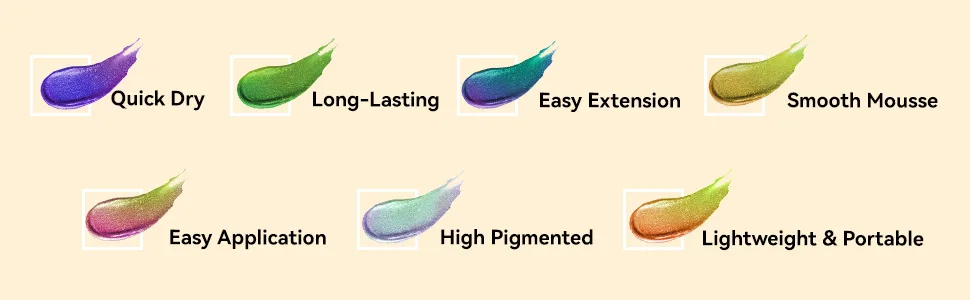 Chameleon Liquid Eyeshadow, Duochrome Liquid Eyeshadow, Shimmer Glitter Multichrome Eye Shadow Long-Lasting With No Creasing Quick-Drying Makeup (#6 Aurora) - chameleon liquid eyeshadow