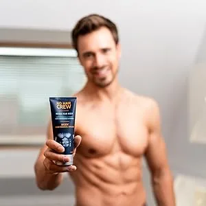No Hair Crew | The Mega Bundle | Intimate and Body Hair Removal Creams with Intimate Dry & Fresh Powder | Made for Men - Marcel