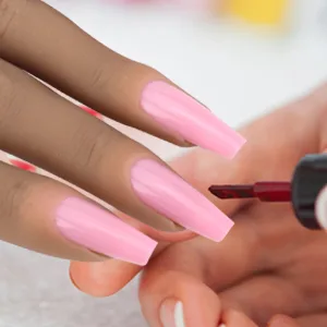Silicone Practice Hand for Acrylic Nails, Mannequin Hands for Nails Practice with Bracket, Life Size Fake Hand for DIY Nails with 100pcs Nail Tips, 3pcs Nail Files - Silicone Practice Hand for Acrylic Nails