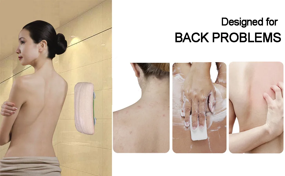 Back Scrubber for Shower, Hands-Free Natural Back Loofah for Shower 1 set - product information 2
