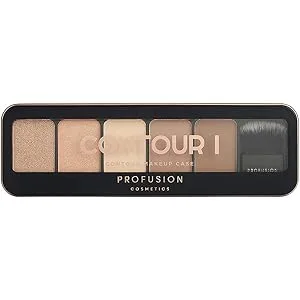 Profusion Cosmetics Pro Makeup Case Contour I Palette - Light Medium - product information 2