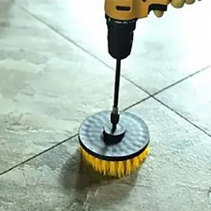 Drill Brush Attachment Set Power Scrubber Brush Cleaning Kit for Grout Tiles Sinks Car Bathtub Bathroom and Kitchen Surface 3 Pack - Drill Brush