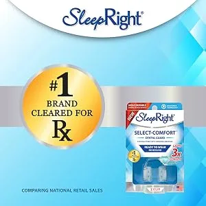 SleepRight® Select-Comfort Dental Guard (New Version) - Sleeping Teeth Guard – Mouth Guard to Prevent Teeth Grinding - SleepRight, Secure, Comfort, Dental, Guard, Teeth, Sleep, Health