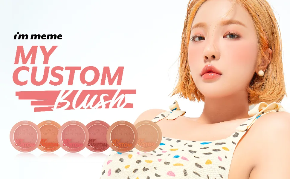 I'm Meme Matte Powder Blush - My Custom Blush | Buildable, Blendable, True-to-tone, Natural Finish, 04 Dried Rose, 0.21 Oz - product information 1