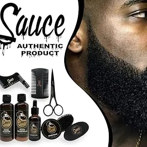 Beard Grooming Kit with Heated Beard Straightener 12 items included beard wash, beard oil, beard balm, Gift for Men - Keep your beard on point