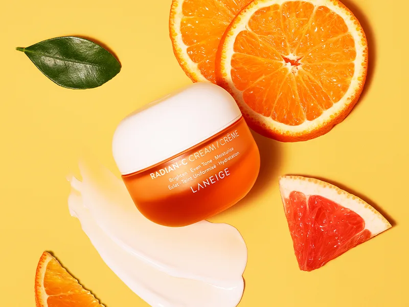 LANEIGE Radian-C Cream: Hydrate, Visibly Brighten & Reduce Look of Dark Spots with Vitamin C EAE & Vitamin E, 1.0 fl. oz. - Radian C Cream