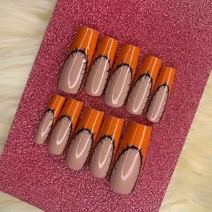 500pcs Extra Long Square Nail Tips, FITDON XXL Long Square Press on Nails Clear Full Cover Acrylic False Nail for Nail Salons and DIY Nail Art - Press on Nail
