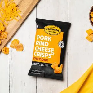 Sonoma Creamery - Cheese Crisps, Everything Cheddar, 10 Oz (1 Count) | Savory Snack | High Protein | Low Carb | Gluten Free | Keto-Friendly Everything Cheddar 10 Ounce (Pack of 1) - Sonoma Creamery Cheese Crisps are a low carb and protein packed portable baked healthy snack.
