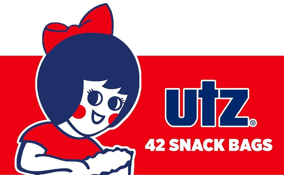 Utz Crab Crispy Fresh Potato Chips, 42 Count, Perfect for Vending Machines, Individual Snacks to Go, Trans-Fat Free, 1 Oz Crab Chips - utz snacks 42 count chips
