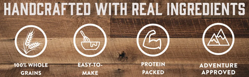Kodiak Cakes Instant Oatmeal Packets - High Protein - 100% Whole Grains Breakfast Food - Maple & Brown Sugar, Cinnamon, & Chocolate Chip (24 Packets) Variety Pack (24 packets) - handcrafted with real ingredients
