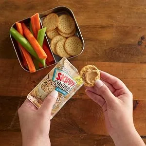 SKIPPY Natural Creamy Peanut Butter Spread Individual Squeeze Packs, 1.15 Ounce (Pack of 64) - product information 3