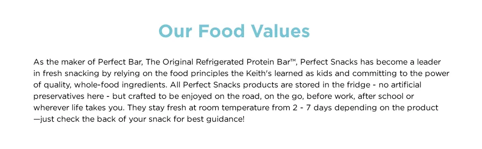 Perfect Bar Original Refrigerated Protein Bar, Chocolate Hazelnut Crisp, 2.3 Ounce Bars, 8 Count Chocolate Hazelnut Crisp 8 Count (Pack of 1) - Our Food Values