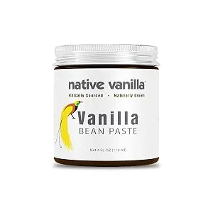 Native Vanilla - All Natural Pure Vanilla Bean Paste - 4 Fl Oz - For the Home Chef for Cooking Baking and Dessert Making 4 Fl Oz (Pack of 1) - product information 2