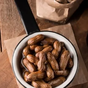 THE AMISH ECO-FARM | Raw Peanuts in Shell Fancy 5 lbs. (Great for Boiling, Squirrels and birds) - Boiled Peanuts, Raw Peanuts