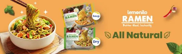 Lemonilo Ramen - Chicken Curry Soup - Healthy Instant Ramen - Oven-Baked Noodles with Tumeric - Made with All-Natural Ingredients - Quick Meal Kit (3.53 Oz) - Pack of 6 Chicken Curry Soup 3.53 Ounce (Pack of 6) - Lemonilo