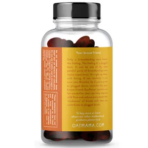 Oat Mama Lactation Supplement | Sunflower Lecithin Softgels That Help Prevent Plugged Ducts and Improve Milk Flow for Breastfeeding Moms (100 Softgels, 1200 mg) Sunflower Lecithin (Plugged Ducts & Improved Flow) - oat mama