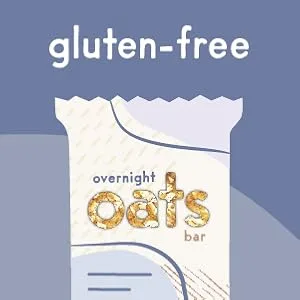 Overnight Oats Bar Apple Cinnamon, 11.7 Ounces, 9 Count Apple Cinnamon 9 Count (Pack of 1) - gluten free